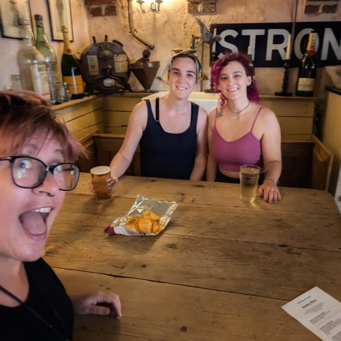 Lovely walk along the river followed by a drink with Ali and Bee