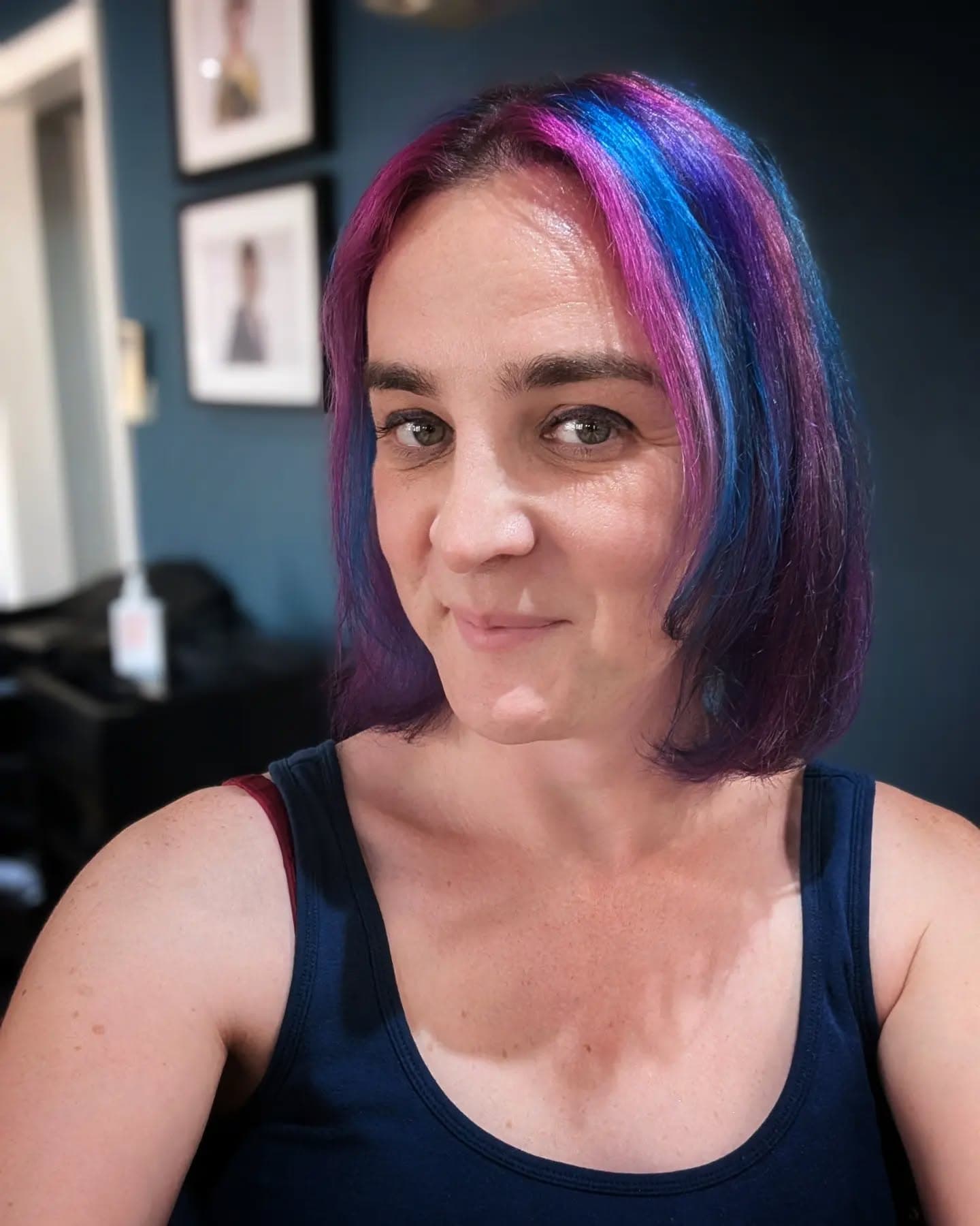 Hard not to be happy today.

🌞 The sun is out and the air smells hot and dry; Summer is here. 

🏙️ I'm in my favourite city. And had lunch at @welovefalafel

🟣 I've just had my hair done by the talented and lovely @rhitaylorhair 

🟣 I've got matching nails.

💼 I finally finished packing.

❤️ I'm in the car on the way to meet up with my lovely partner that I've not seen in two weeks.

🏜️ And... Tomorrow we go on and adventure. We're going to Nowhere @going_nowhere_burn. It's going to be two weeks in the desert where we build a small town full of wonderful, funny, interesting people, amazing art installations, good music and fun night life. Oh and loads of my friends are there.